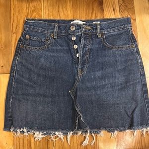 Redone Denim Skirt size 27